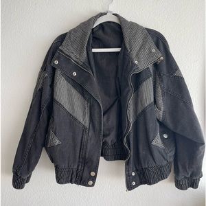 Forever 21 Black Wash Denim Jacket
